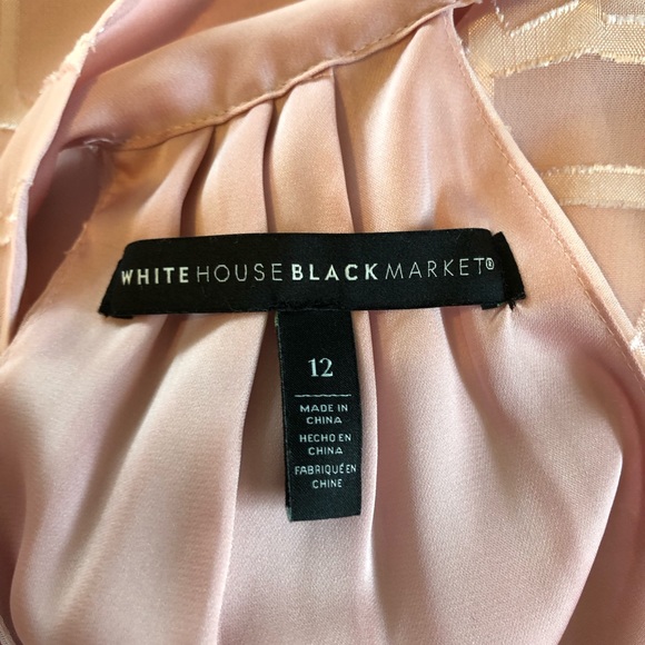 White House Black Market. Blush Pink top.  Size 8 but (imo fits slightly small) - Picture 8 of 8